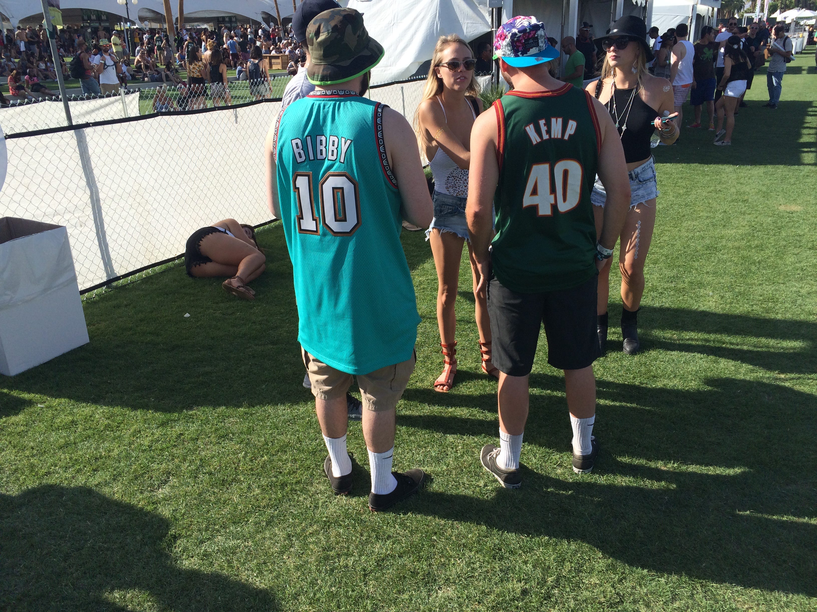 guys wearing basketball jerseys